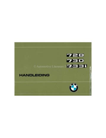 1977 BMW 7 SERIE INSTRUCTIEBOEKJE NEDERLANDS, Auto diversen