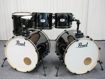 Shellset Pearl Export Joey Jordison 6 delig in zwart, Muziek en Instrumenten, Drumstellen en Slagwerk, Zo goed als nieuw, Pearl