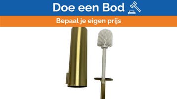 Bieden: Elka FER-9201050_01 toilet brush holder gold finish, Ophalen of Verzenden, Nieuw, Kombuis en Sanitair, Zeilboot of Motorboot