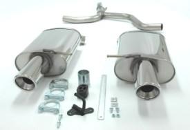 Simons einddemper duplex: RVS | Audi A4 (B6) Sedan/Avant 1.6, Verzenden, Nieuw