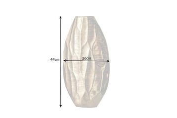 Elegante Vaas ORGANIC ORIENT 44cm goud Hammerschlag Design -, Huis en Inrichting, Woonaccessoires | Vazen, Ophalen of Verzenden