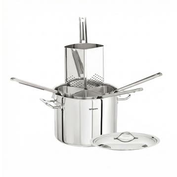 GGM Gastro | Pastakookpan - RVS - 22,4 liter - Ø 360mm - |, Verzenden, Nieuw in verpakking, RVS Meubilair