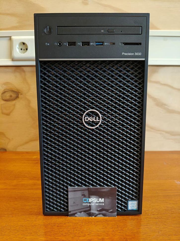 Dell Precision T3630 | i7 8700k | 16gb DDR4 | 500gb SSD +..., Computers en Software, Desktop Pc's, 3 tot 4 Ghz, SSD, Met videokaart