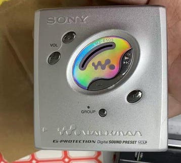 Sony - MZ-E505 Draagbare minidisc-speler, Nieuw