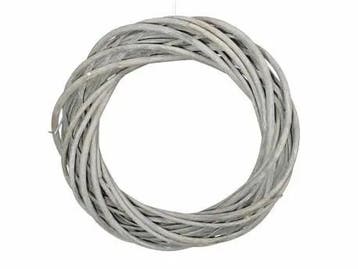 Krans Wilgentenen vergrijsd twijgenkrans 30 cm, Ophalen of Verzenden, Nieuw