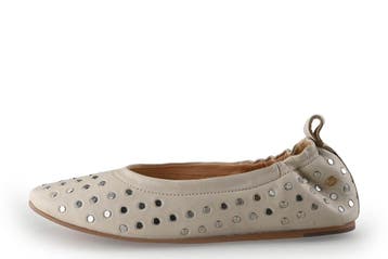 Fred de La Bretoniere Ballerinas in maat 40 Beige, Verzenden, Beige, Zo goed als nieuw, Ballerina's