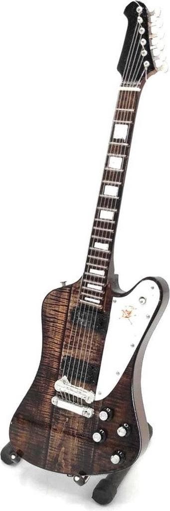 Miniatuur replica Gibson Firebird gitaar Slash Guns N Roses, Ophalen of Verzenden, Nieuw, Pop, Beeldje of Miniatuur