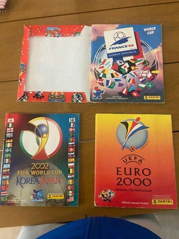 1998, 2000, 2002 Panini World Cup Stickers Original edition, Nieuw