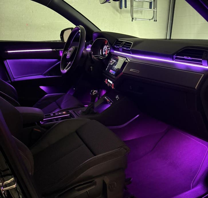 Sfeerverlichting Audi Q3 Ambient Lighting, Auto diversen, Tuning en Styling
