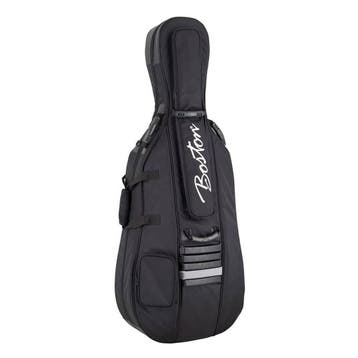 Boston CT-1044 deluxe cello bag 4/4, black 1680D nylon, 25mm, Ophalen of Verzenden