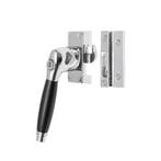 Raamsluiting nikkel met slot Deco links - voor draai- en..., Doe-het-zelf en Verbouw, Hang- en Sluitwerk, Ophalen of Verzenden