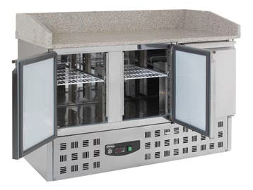 Combisteel Pizzawerkbank 400L Met 3 Deuren (1/1 GN) | 1400x7, Ophalen of Verzenden, Nieuw