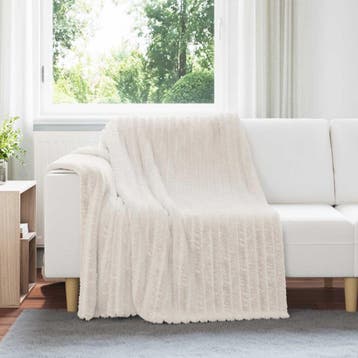 vidaXL Kleden 6 pcs Crème 200 x 150 cm Fleece, Verzenden, Nieuw