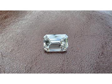 Veiling - Diamant emerald 1.50 crt ( IGI gecertificeerd ), Sieraden, Tassen en Uiterlijk, Nieuw