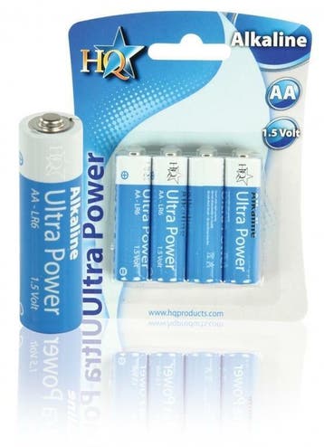 AA Batterijen (4 stuks) HQ 1,5 Volt, Verzenden, Nieuw