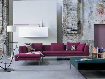 GEZOCHT: BB Italia Charles — Direct Inkoop, Ophalen of Verzenden, Zo goed als nieuw, Design Bank Bankstel Zetel Minotti B&B Italia