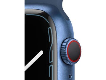 Apple Watch Series 7 - 45mm GPS + 4G - Waterbestendig tot, Sieraden, Tassen en Uiterlijk, Smartwatches, Verzenden, Zo goed als nieuw