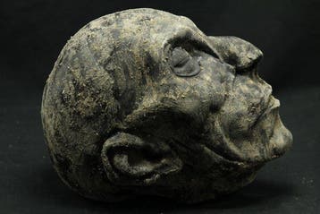 Hyperrealistische gemummificeerde hoofdreplika Mummie -