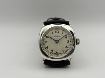 Rolex - Vintage Solid Silver Case trench style watch c., Sieraden, Tassen en Uiterlijk, Horloges | Heren, Nieuw