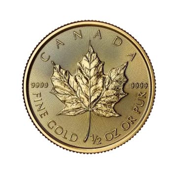 Gouden Maple Leaf 2025/2026 1/2 troy ounce, Verzenden