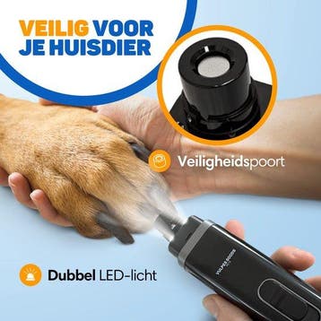 2dekans | Vulpes Goods®Huisdier Elektrische Nagelvijl -, Ophalen of Verzenden, Zo goed als nieuw