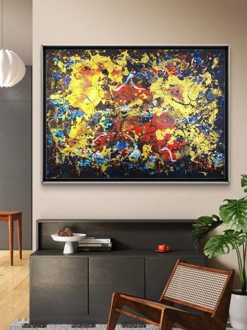 Jana Noldin - Abstract Large Painting N.1121