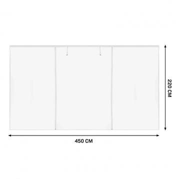 2dekans | VonRoc Zijwanden Set 3x4,5m voor Premium Partytent, Ophalen of Verzenden, Zo goed als nieuw
