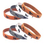 Elastische rubberen paarden armband in vele kleuren, Nieuw, Overige soorten