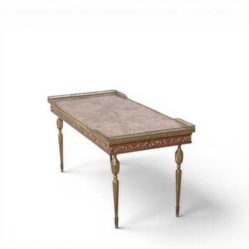 Salontafel - Vinhático, Marmer - Stijl Lodewijk XVI, Antiek en Kunst