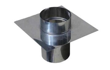 Topsectie Met Schoorsteenplaat 125 Mm, Nieuw