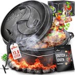 Braadpan - Gietijzeren pan - Dutch Oven - Pan gietijzer - 13, Verzenden, Zo goed als nieuw