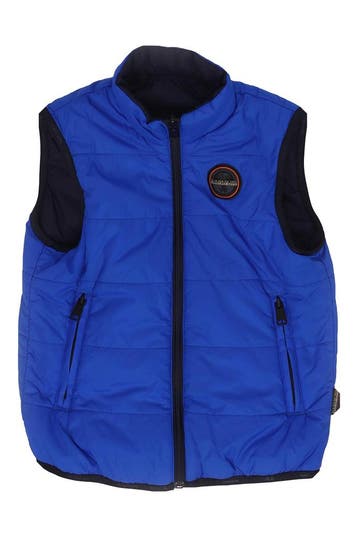 Napapijri Bodywarmer Jongens in maat 128 Blauw, Verzenden, Zo goed als nieuw, Napapijri, Jongen of Meisje