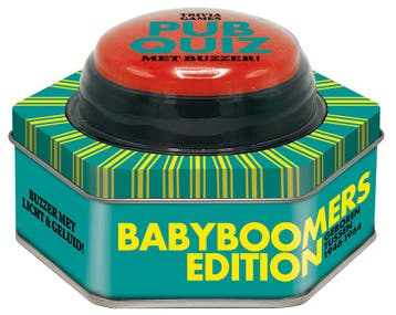 Pubquiz Met Buzzer - Babyboomers Edition |  | Nieuw, Ophalen of Verzenden, Nieuw