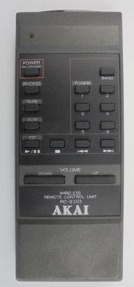 Afstandsbediening Akai RC-S393, Ophalen of Verzenden, Nieuw, Origineel