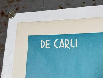 De Carli - Sanremo, Italia (Golf) | Manifesto Turistico, Antiek en Kunst