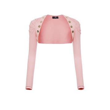 Elisabetta Franchi • kort roze vestje • XS (IT40), Kleding | Dames, Nieuw, Roze, Maat 34 (XS) of kleiner, Elisabetta Franchi