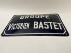 Geëmailleerde plaquette Groupe Victorien Basset - Emaille