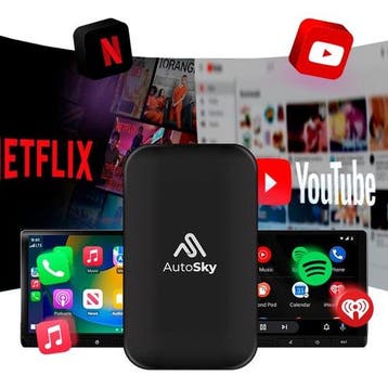 AutoSky AI Box Lite Plus 2.0 Draadloze CarPlay - Android, Auto diversen, Auto-accessoires, Verzenden, Nieuw