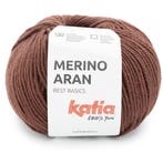 Katia Merino Aran - 110 roodbruin - Merinogaren, Ophalen of Verzenden, Nieuw