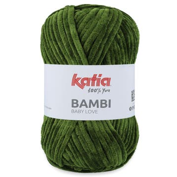 Katia Bambi - 331 bosgroen - Chenille Garen, Ophalen of Verzenden, Nieuw