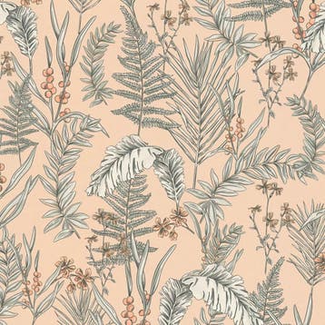 Profhome 394342-GU Bloemen behang floral mat roze beige, Verzenden