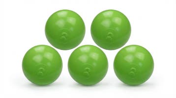 Ballenbakballen 70mm Groen - 300 stuks | Retourdeal 33% Krt, Ophalen of Verzenden, Zo goed als nieuw, Jongen of Meisje