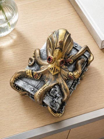 Saladin Buru - sculptuur, *** STEAMPUNK KISTJE MET