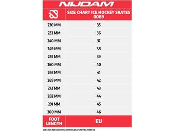 Nijdam Skatie - IJshockeyschaatsen - Hardboot met, Verzenden, Nieuw