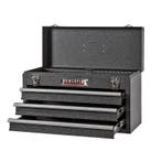 Gereedschapskist matzwart met drie laden voorzien van, Ophalen of Verzenden, Nieuw