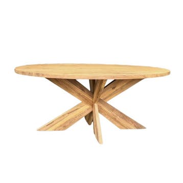 Ovale eettafel | teakhout | 160 t/m 260 | v.a €680,- |, Huis en Inrichting, Ophalen of Verzenden, Nieuw, Ovaal, Teakhout
