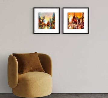 Prettau - City cité Dusk - diptyque miniature