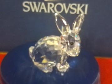 Swarovski - Beeldje - Rabbit sitting - 905777 - Box +