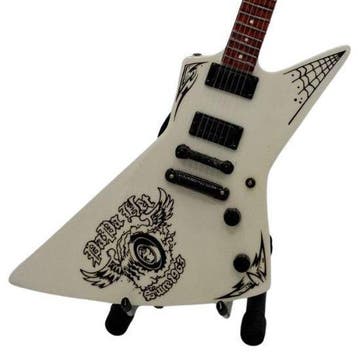 Miniatuur replica ESP  Papa Het gitaar J. Hetfield Metallica, Ophalen of Verzenden, Nieuw, Pop, Beeldje of Miniatuur