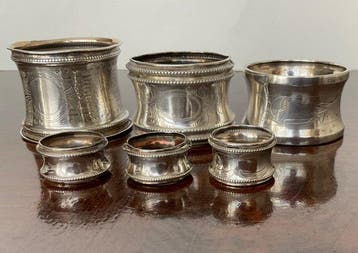 Servetring - .800 zilver, .835 zilver - +